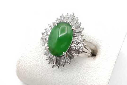 宝石買取 ヒスイ 指輪 Pt900